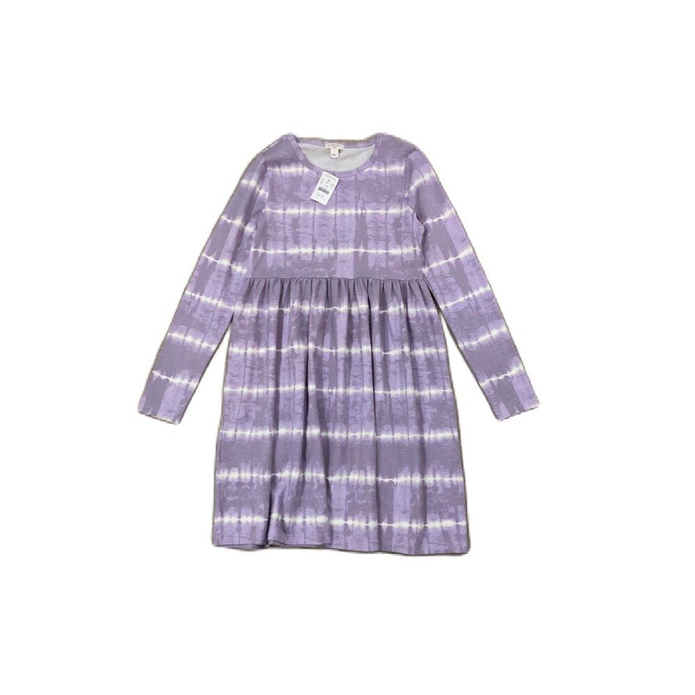 Crewcuts -Lavender Tie-Dye Girls Dress-Size 14